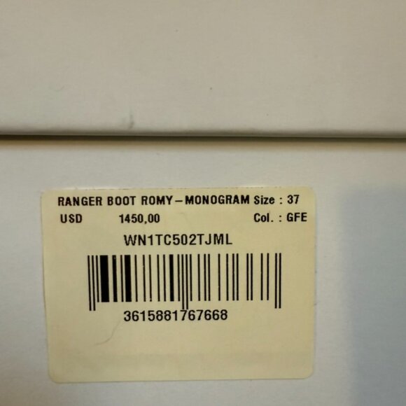 NWB - Balmain Logo Boots - Size 37 - Picture 5 of 5